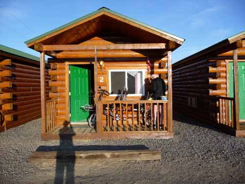 Bike on Cabin Porch Punguitch